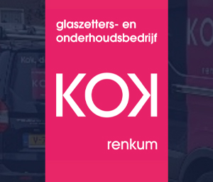 Logo Glaszetters- en onderhoudsbedrijf KOK