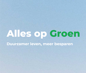 Logo Alles op Groen, Duurzamer leven, meer besparen
